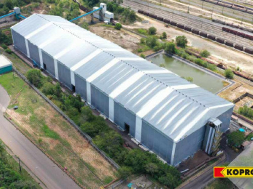 KOPRON realizza il capannone industriale in telo PVC più grande del Sud America