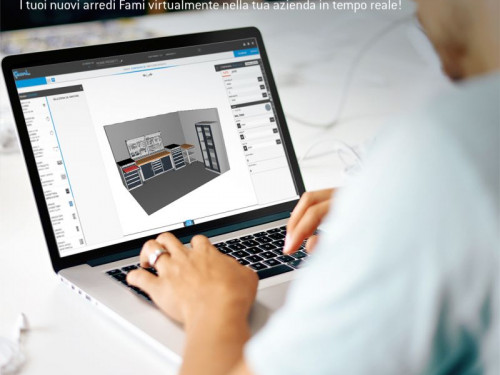 Configuratore online 3D di arredi industriali FAMI