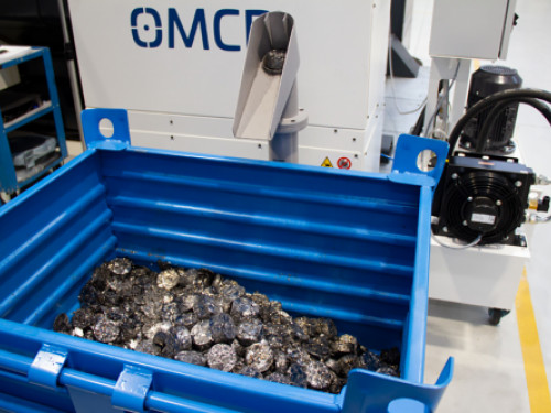 Per la gestione e il trattamento dei residui metallici, OMCR propone il suo compattatore di trucioli