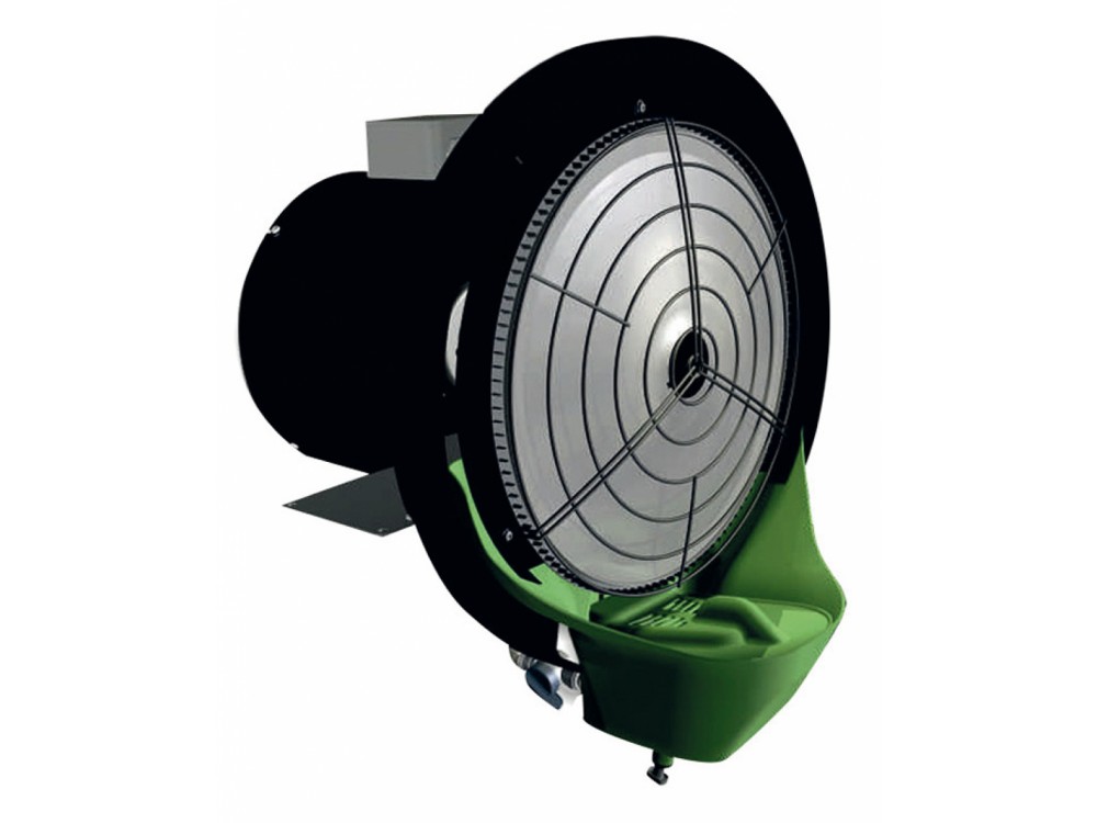 Nebulizzatore centrifugo/ventilatore con funzione di raffrescamento e umidificazione