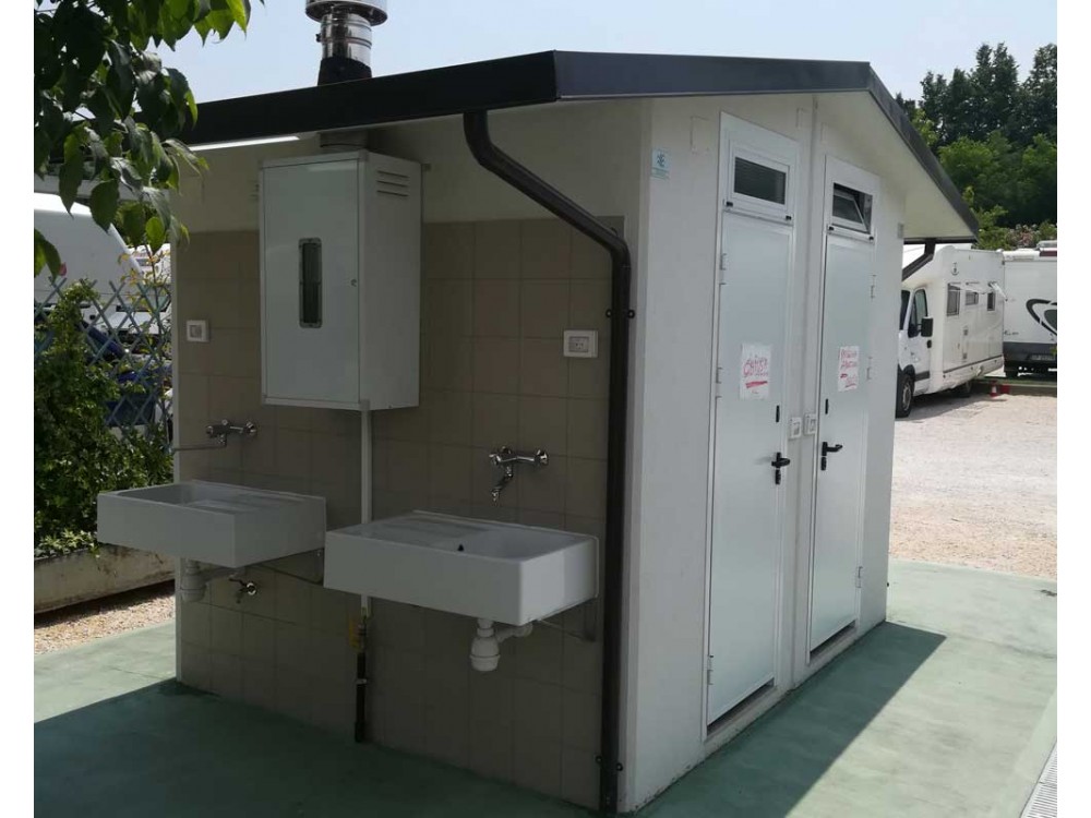 Box bagni prefabbricati in calcestruzzo per servizi igienici
