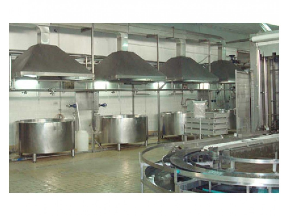 Progettazione e realizzazione impianti per aziende lattiero casearie