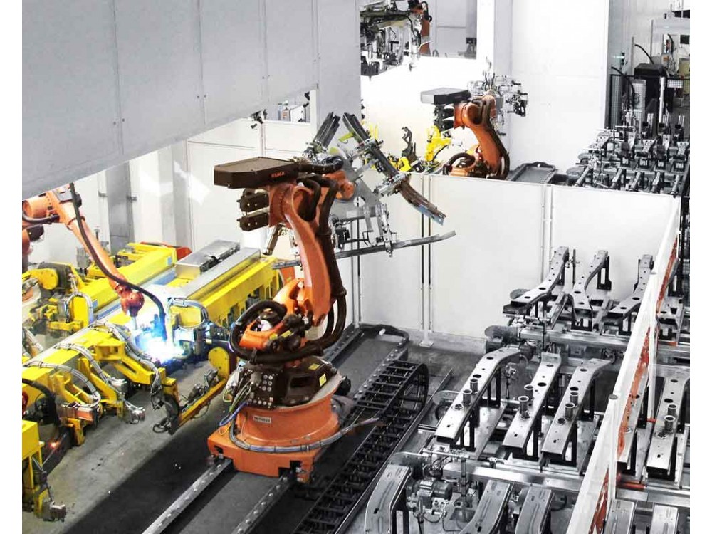 Celle di produzione robotizzate su misura