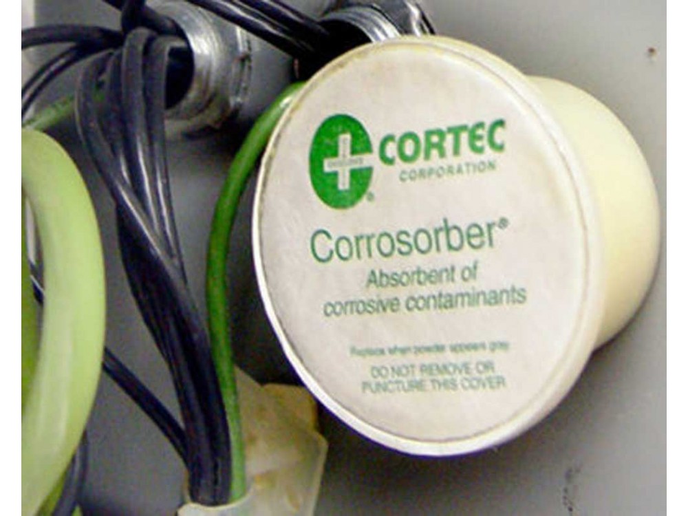 Capsula assorbente per contaminanti chimici Corrosorber
