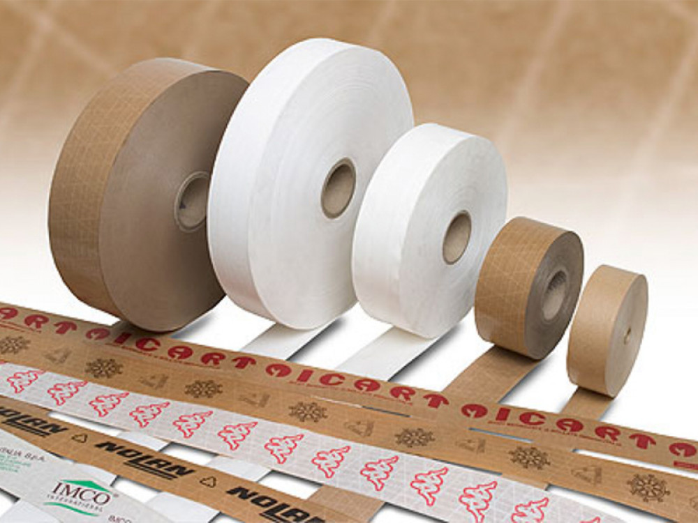 Nastri in carta gommata stampata per imballaggio
