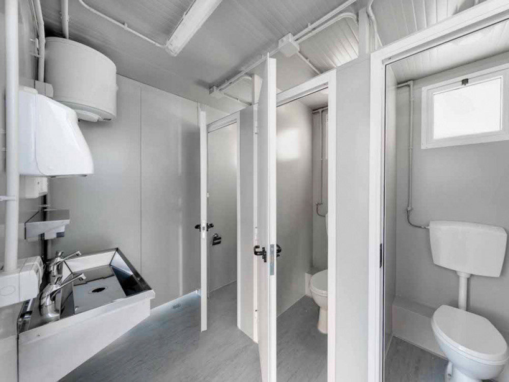 Prefabricated monoblocks Stay Smart for toilet use