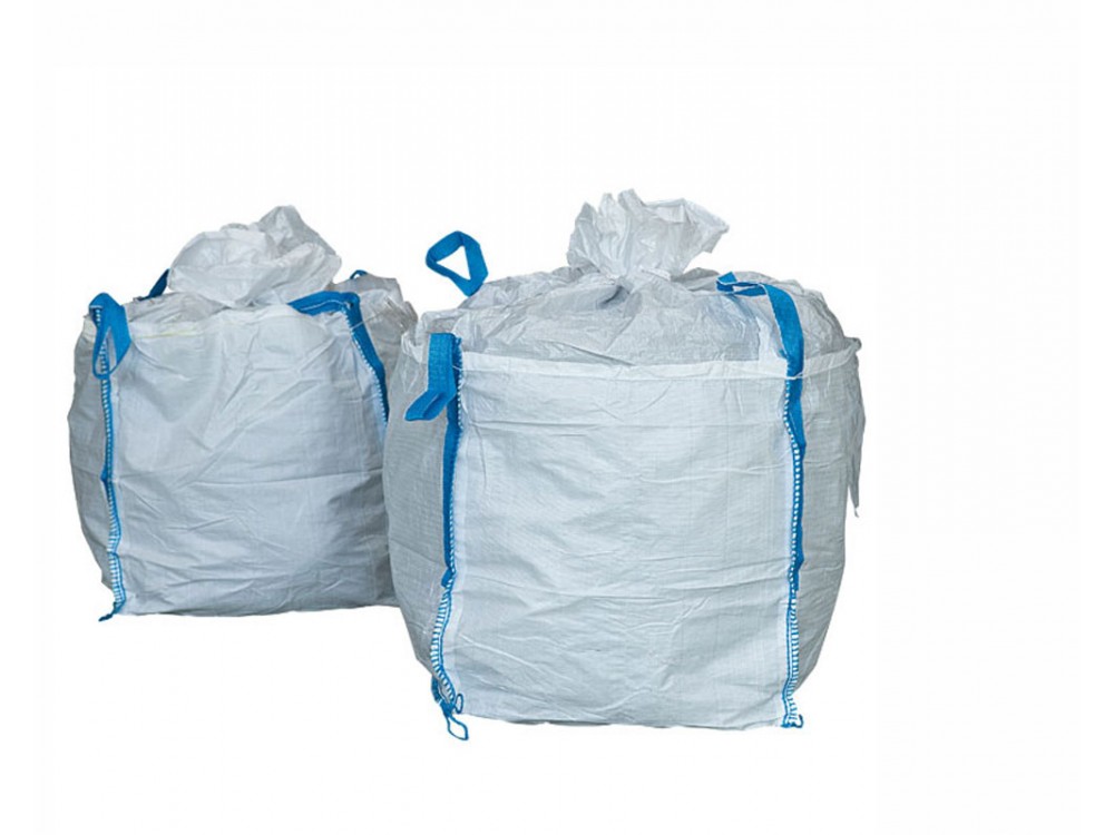 Saccone Big Bag in tessuto a 4 manici